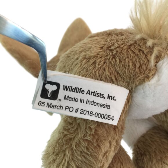 Wildlife Artists Fennec Fox Plush 7" Stuffed Animal Toy - Picture 6 of 7